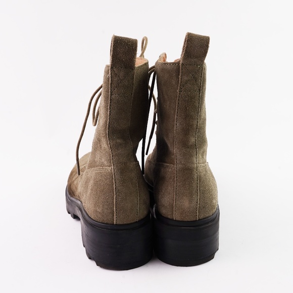 MADEWELL Size 8 The Shelton Lace-Up Boot in Burnt Olive Suede - Picture 7 of 10